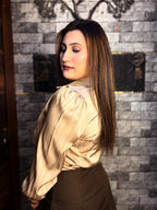 Satin Pinstripe Shirt