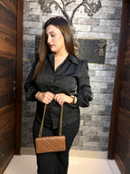 Satin Pinstripe Shirt