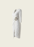The Lace Wrap Dress