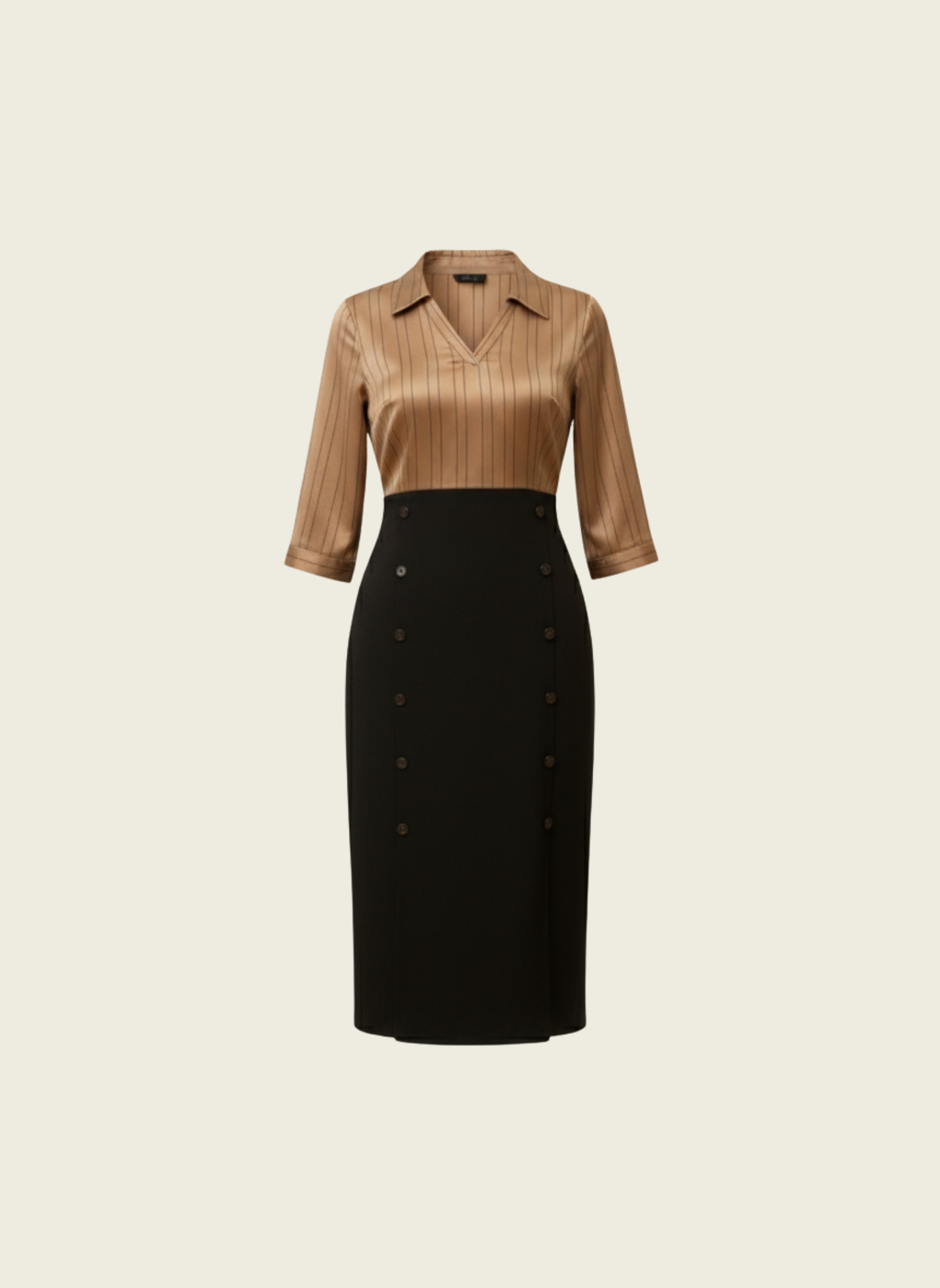 The Two-Tone Business Dress