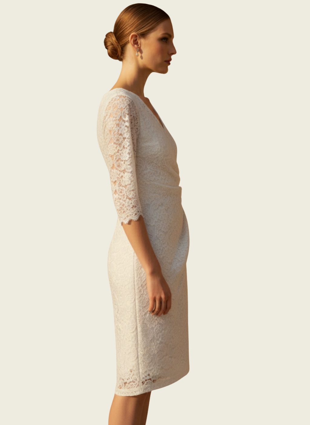 The Lace Wrap Dress