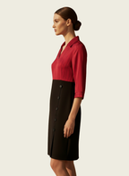 The Two-Tone Business Dress