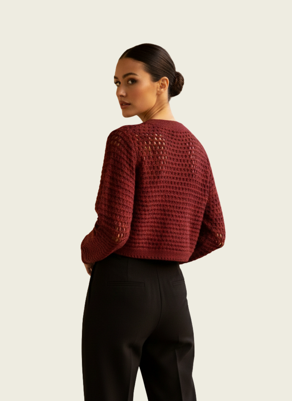 The Openwork Crochet Crop