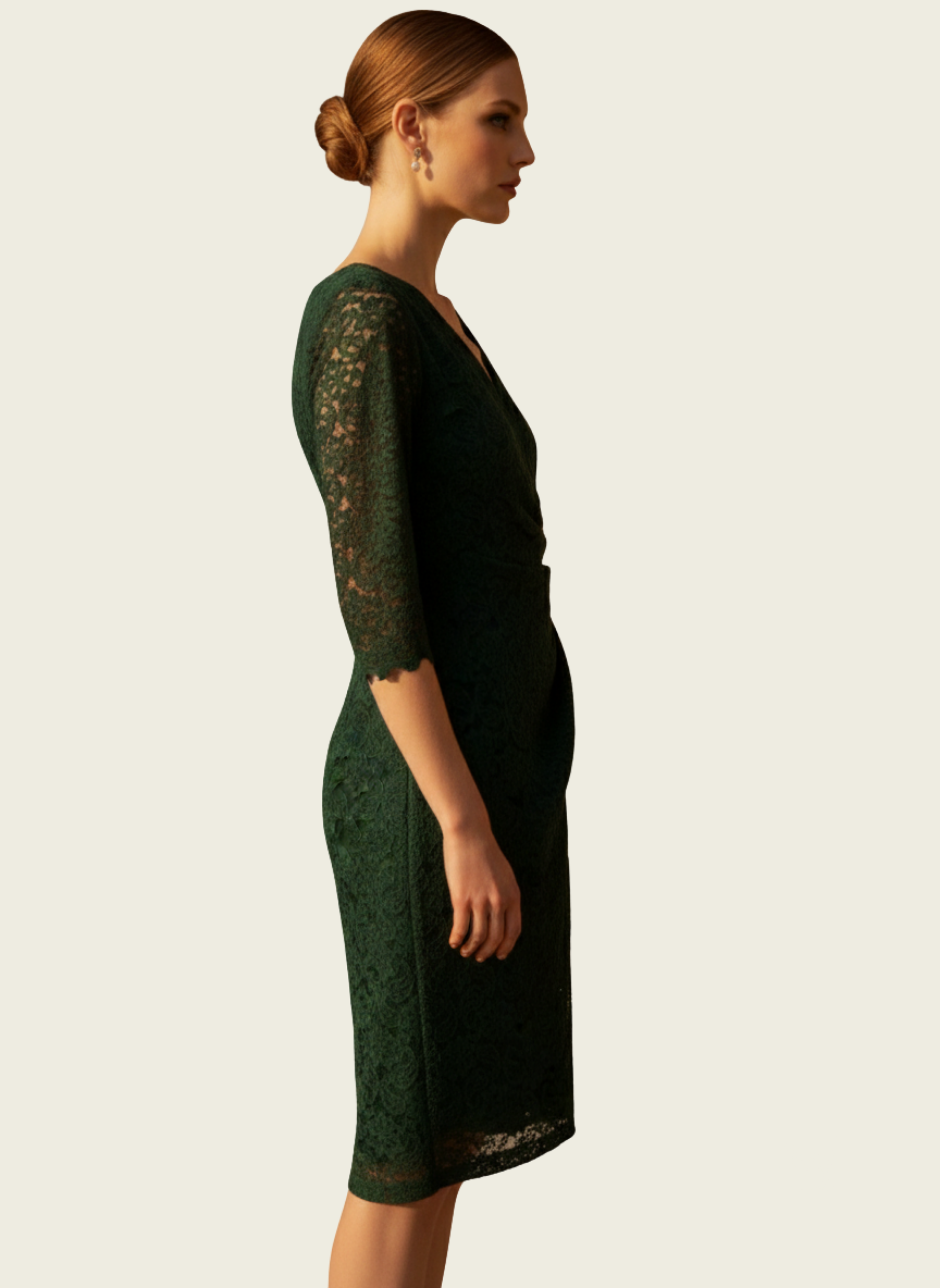 The Lace Wrap Dress