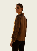 Satin Pinstripe Shirt