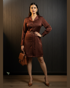 The Liquid Cacao Dress