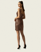 The Midnight Bronze Sequin Mini