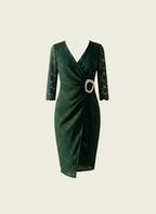 The Lace Wrap Dress