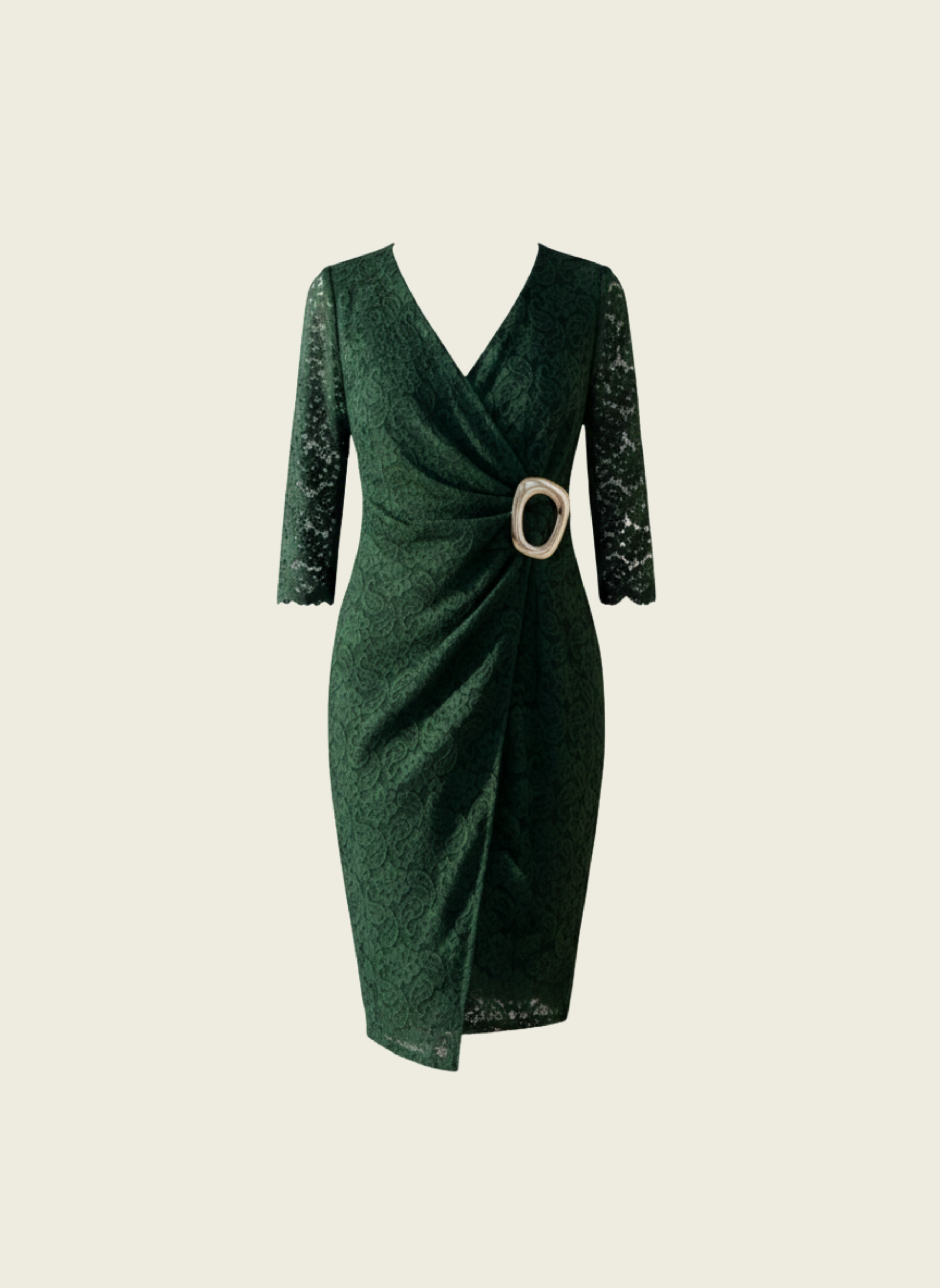 The Lace Wrap Dress